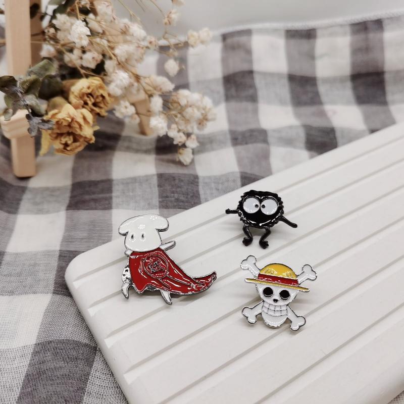 Men's Alloy Halloween Brooch for Backpacks Jeans Clothing