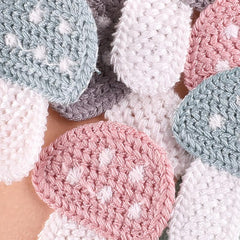 7pcs Small Mushroom Patches for Girls DIY Clothing Accessories
