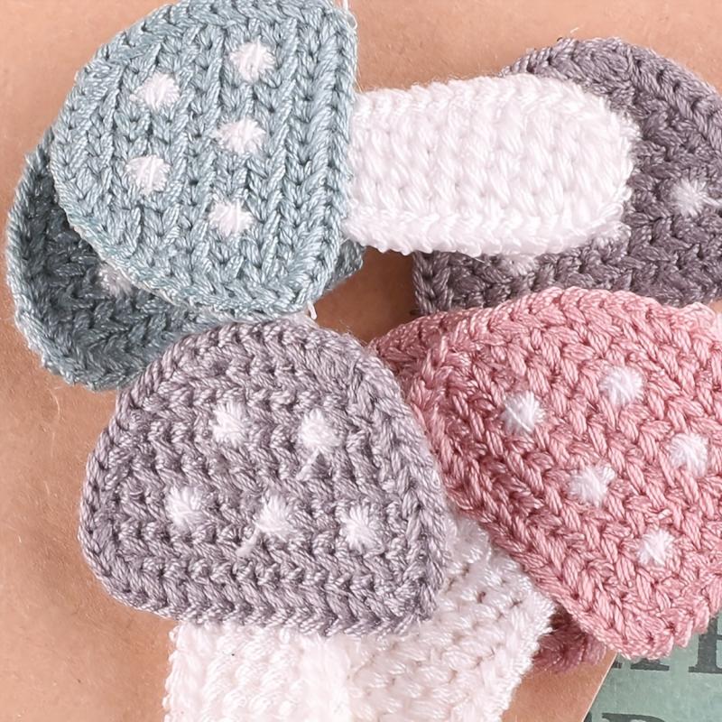 7pcs Small Mushroom Patches for Girls DIY Clothing Accessories