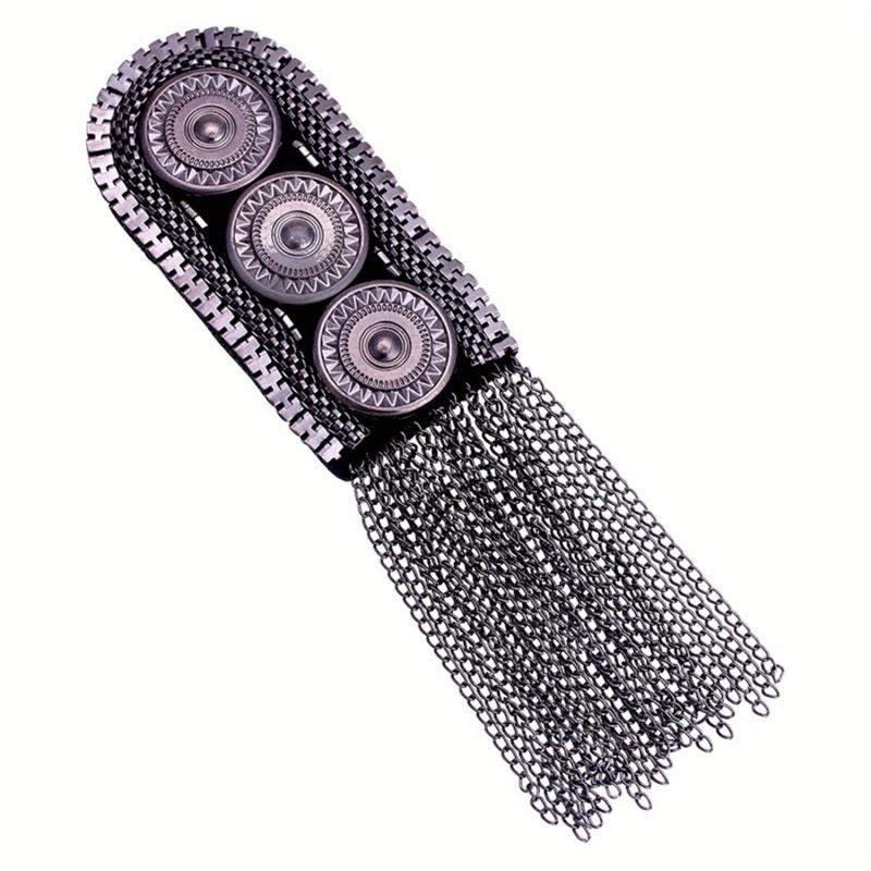 Vintage Clothing Accessories Metal Tassel Shoulder Seal Jewelry
