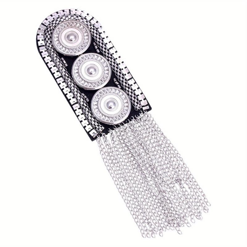 Vintage Clothing Accessories Metal Tassel Shoulder Seal Jewelry