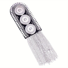 Vintage Clothing Accessories Metal Tassel Shoulder Seal Jewelry