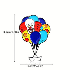 Ghost Balloon Brooch Pin for Backpacks