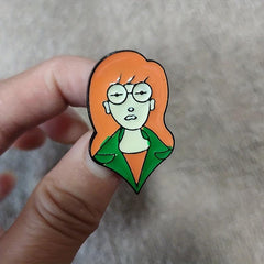 Cartoon Head Brooch Pin for Clothing Accessories