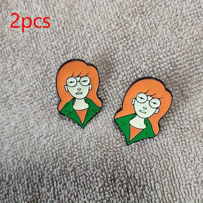 Cartoon Head Brooch Pin for Clothing Accessories