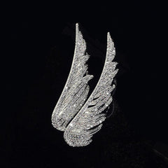 Angel's Wings Feather Brooch For Men Versatile Match Jewelry Suit Coat Pin