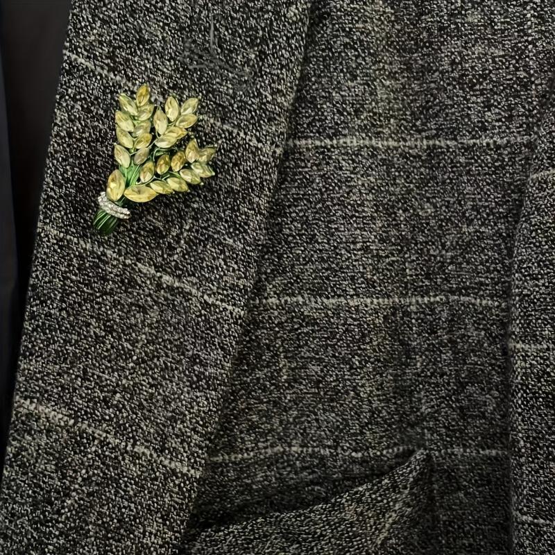 Lavender Brooch For Men Temperament Sense Niche Sweater Corsage Pin