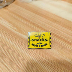 Snack Enthusiast Brooch Creative Men's Brooch
