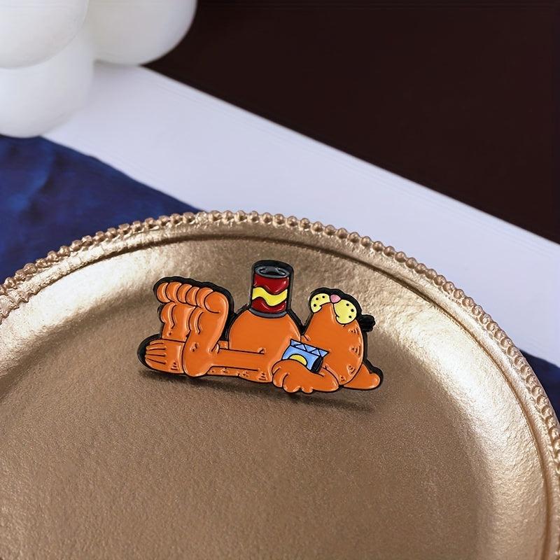 Alloy Emblem Cartoon Wrapping Backpack Clothing Decoration Toy Couple Gift