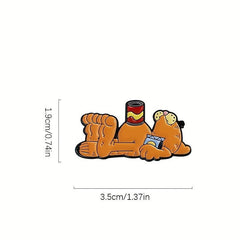 Alloy Emblem Cartoon Wrapping Backpack Clothing Decoration Toy Couple Gift