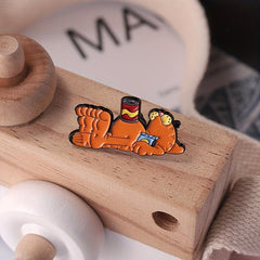 Alloy Emblem Cartoon Wrapping Backpack Clothing Decoration Toy Couple Gift