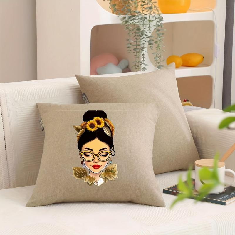 Creative Glasses Girls HD Ink Transfer Film