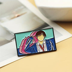 LGBT Enamel Brooch Pins for Men