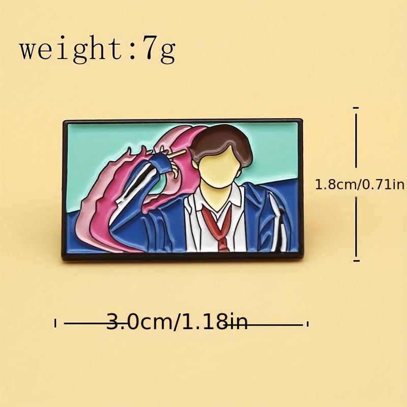 LGBT Enamel Brooch Pins for Men