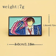 LGBT Enamel Brooch Pins for Men