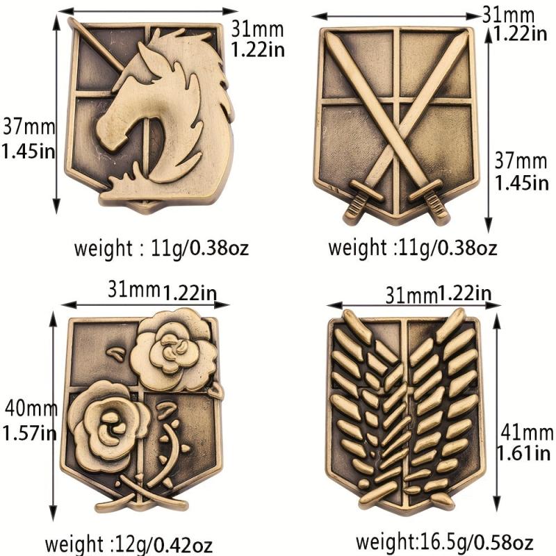 1pc Anime Brooch Clothing Backpack Accessories Gift