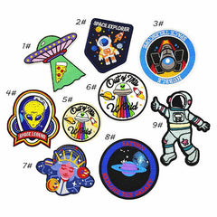 Space Astronaut Cartoon Iron On Patch Sew On Applique