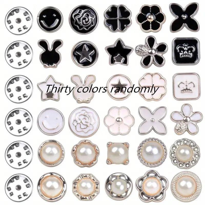 30pcs Enamel Lapel Pins Men's Brooch