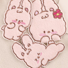 5pcs Rabbit Iron on Patch Clothes Bag Shoe Decor