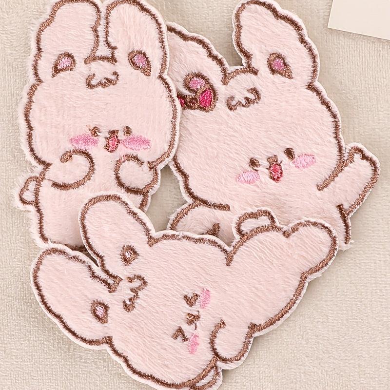 5pcs Rabbit Iron on Patch Clothes Bag Shoe Decor