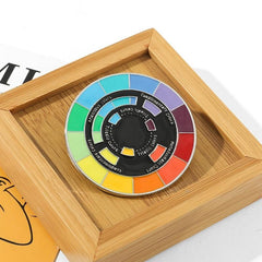 Rainbow Disc Metal Brooch for Backpack Clothes Jewelry