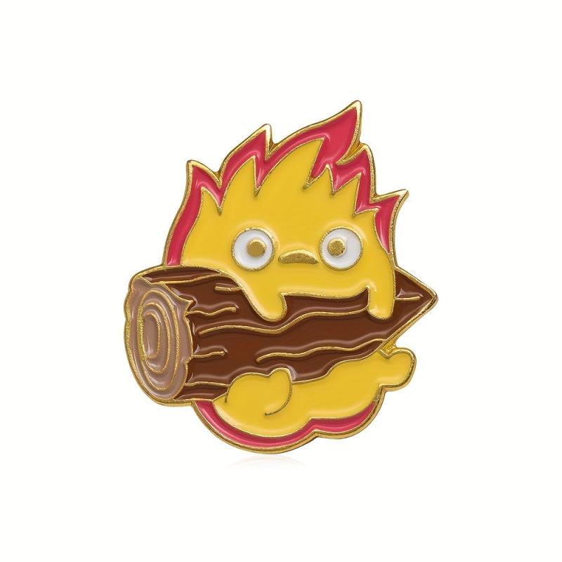 Cartoon Oil Dripping Brooch, Unique Clothing Accessory