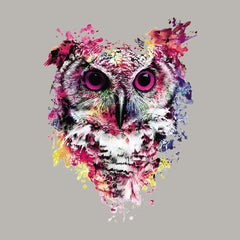 Cartoon Owl Warm Sticker Patch Thermally Conductive Vinyl DIY Iron On Patch