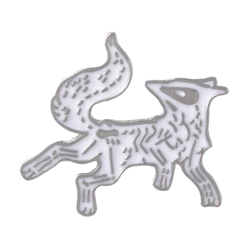 Fox Brooch Men's Pin Creative Design