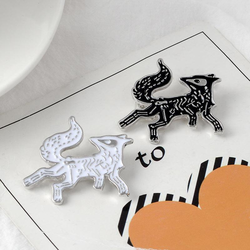 Fox Brooch Men's Pin Creative Design