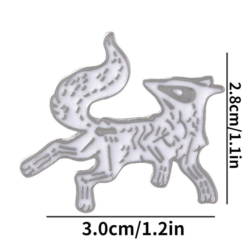 Fox Brooch Men's Pin Creative Design