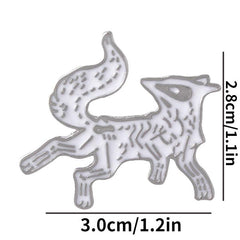Fox Brooch Men's Pin Creative Design