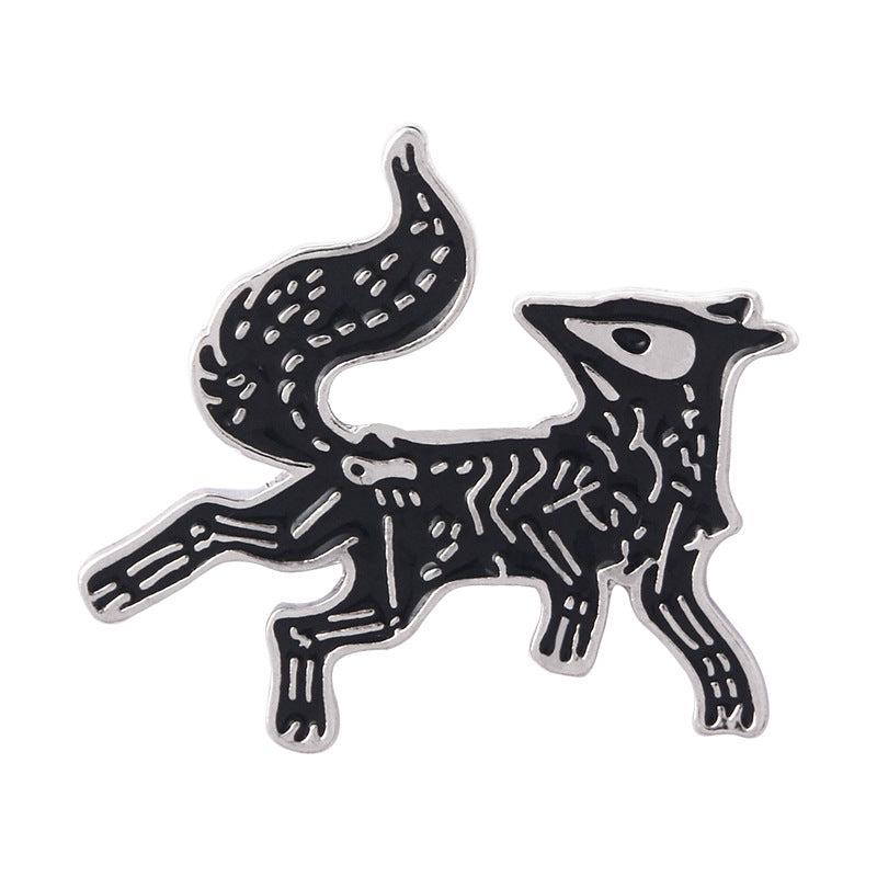 Fox Brooch Men's Pin Creative Design