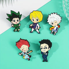 Cartoon Enamel Brooch Men Hat Scarf Pin Accessories