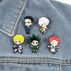 Cartoon Enamel Brooch Men Hat Scarf Pin Accessories