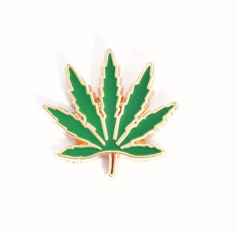 3pcs Leaf Brooch Enamel Lapel Pin