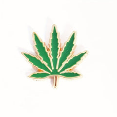 3pcs Leaf Brooch Enamel Lapel Pin