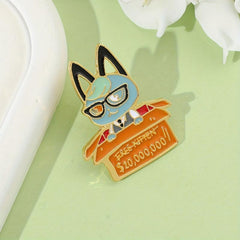 Magic Cat Brooch Cartoon Anime Pin Jewelry Accessories