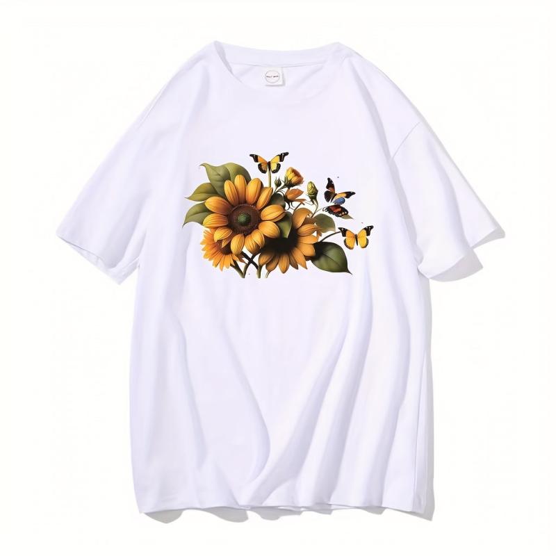 Sunflower Ink Iron on Heat Transfer Film Clothing Patch