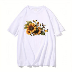 Sunflower Ink Iron on Heat Transfer Film Clothing Patch