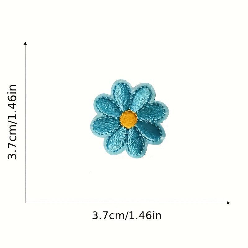 Bee Sunflower Embroidery Cloth Stickers DIY Patches Stickers