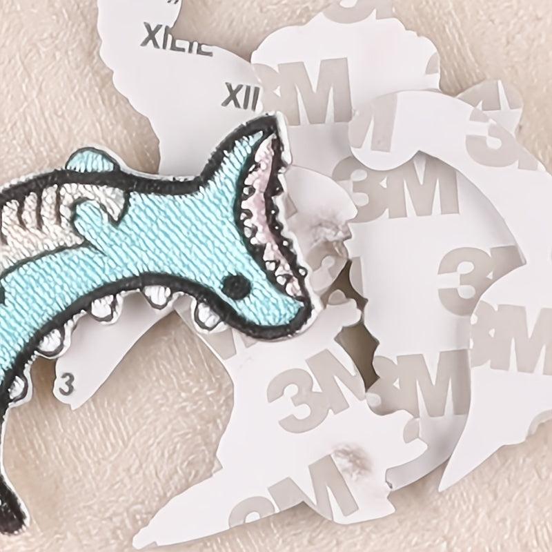 5pcs Cartoon Dinosaur Embroidery Patches Fabric DIY Clothes Accessories