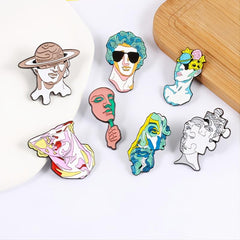 Cartoon Enamel Pins Set for Kids Jackets Bag Backpack