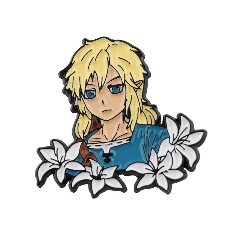 Anime Enamel Pin Badges Brooches For Men Lapel Pins For Backpacks