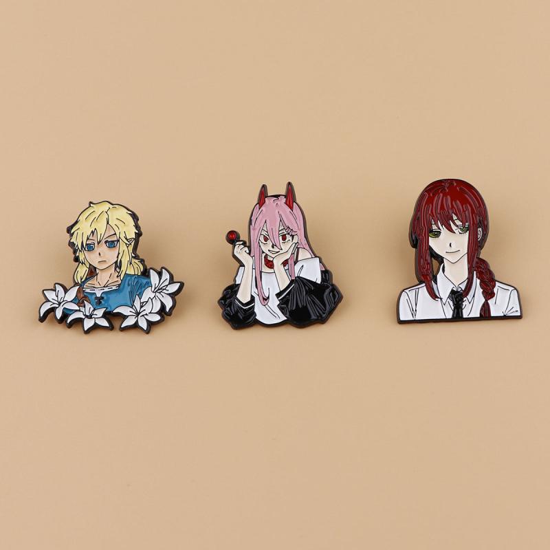 Anime Enamel Pin Badges Brooches For Men Lapel Pins For Backpacks