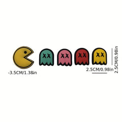 5pcs Little Ghost Clothing Accessories Attachment for Men Outdoor Bags