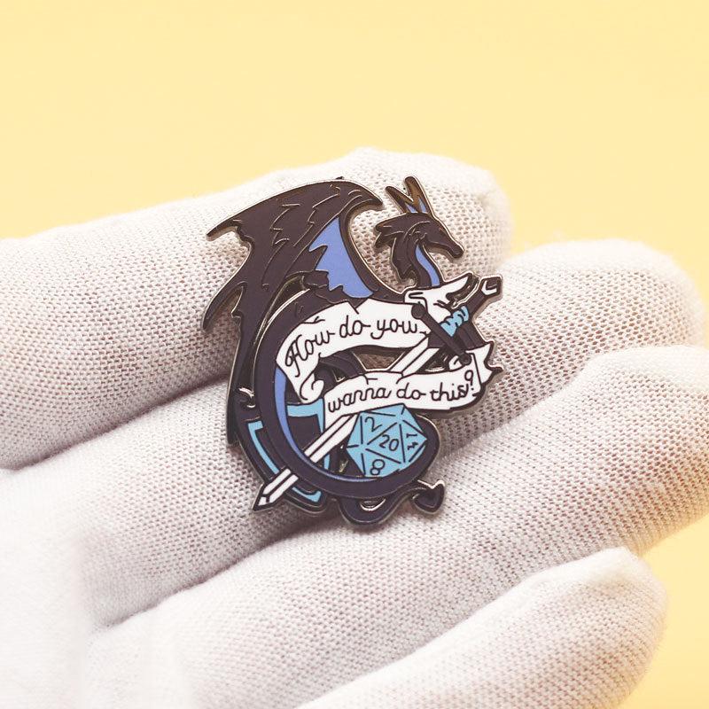 Dragon Brooch For Men Bag Clothing Accessories