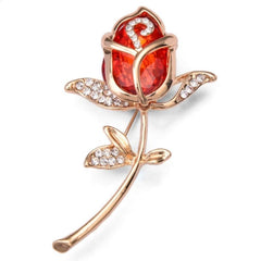 Vintage Fairytale Animal Flower Brooch