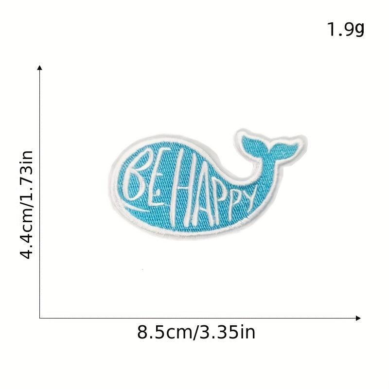 13pcs Iron On Patches Sew On Embroidered Applique Repair Patch DIY Crafts