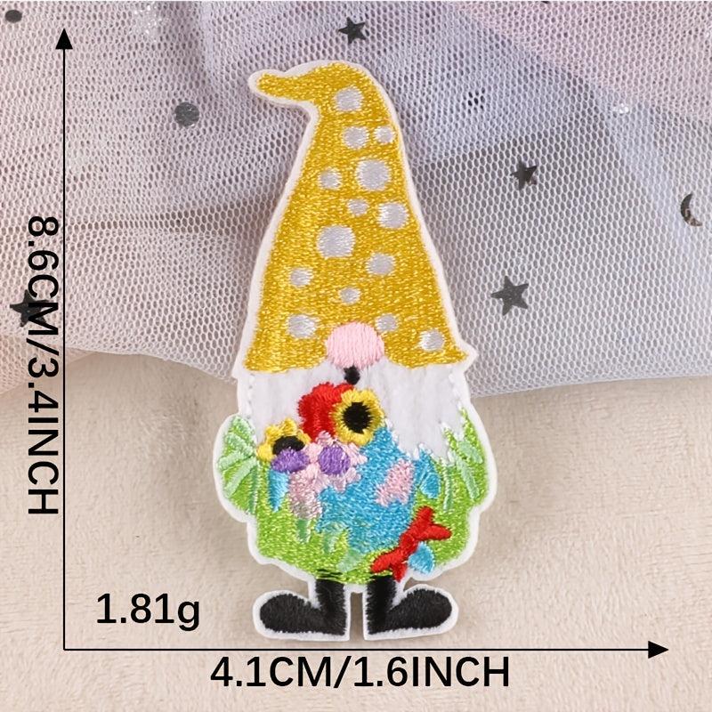 6pcs Santa Claus Embroidery Patches DIY Clothes Accessories