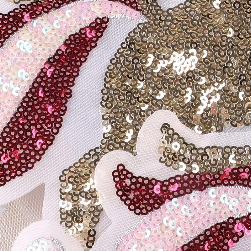 Sequined Unicorn Computer Embroidery Label Patch Stickers